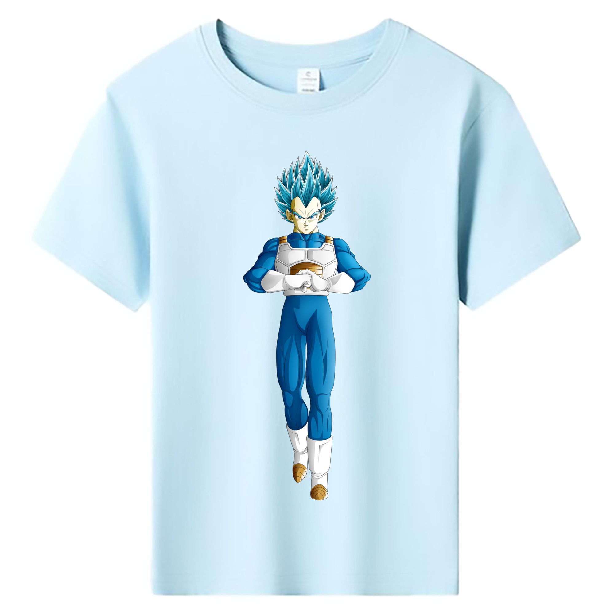 （画像用） ドラゴンボール ベジータ四世（Bejīta Yonsei）DRAGON BALL Vegeta IV 綿100％キッズTシャツ（フロントプリント）
